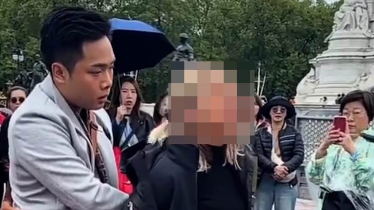 Second vacationer performs citizen’s arrest on ‘pickpocket’ outdoors Buckingham Palace gates then tells her to ‘shut up’