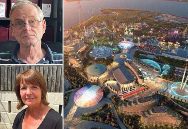 Land earmarked for £2.5bn Disneyland-style park on Swanscombe Peninsula goes up on the market